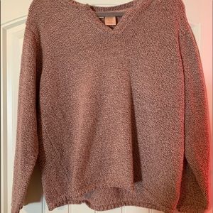 Pink crop top sweater!